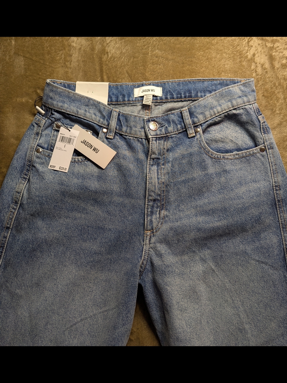 Jason Wu Jaime Barrel Ankle Jeans Size 6 - Picture 3 of 8